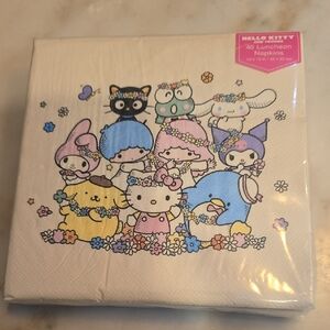 Hello Kitty AND friends by Sanrio, Party Napkins - Pink, Blue, Yellow, Purple